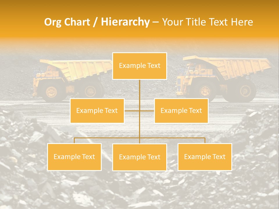 Business Coal Mining Mine PowerPoint Template