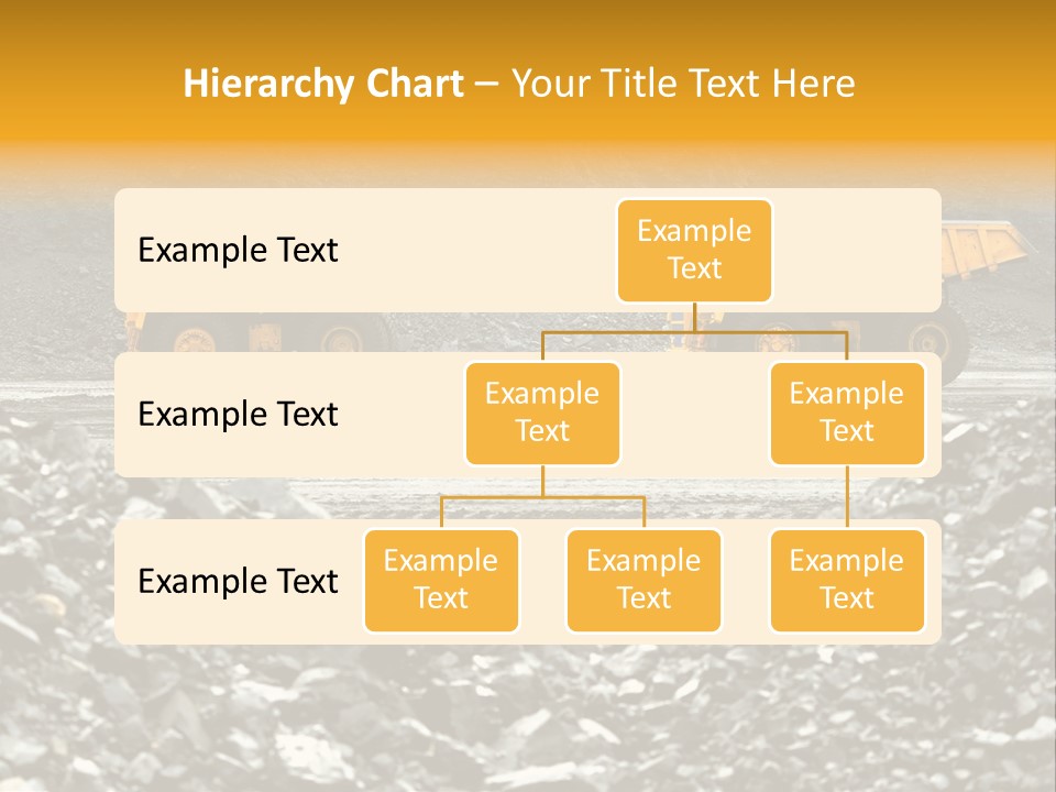 Business Coal Mining Mine PowerPoint Template