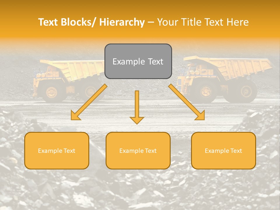Business Coal Mining Mine PowerPoint Template