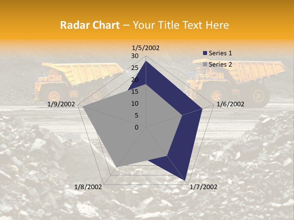Business Coal Mining Mine PowerPoint Template