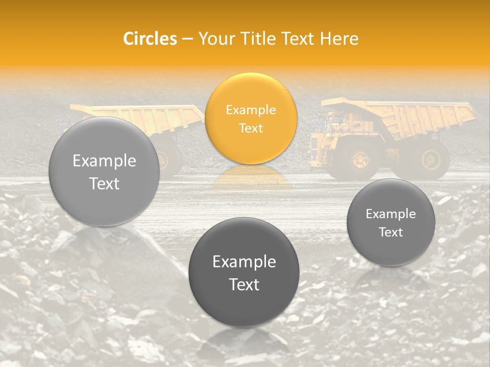 Business Coal Mining Mine PowerPoint Template