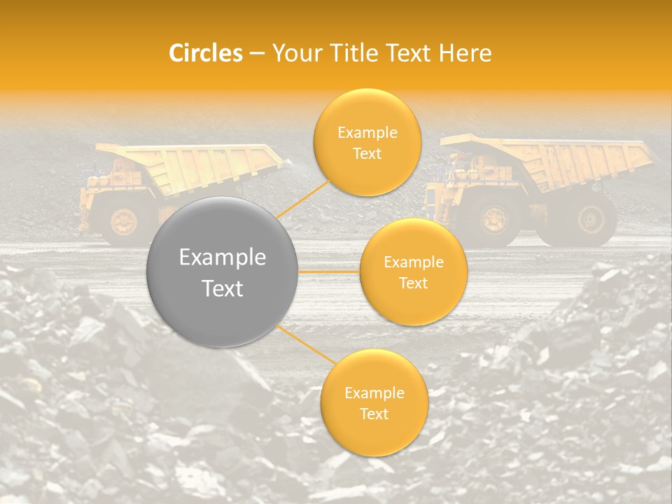 Business Coal Mining Mine PowerPoint Template