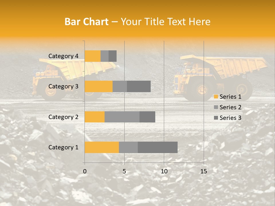 Business Coal Mining Mine PowerPoint Template