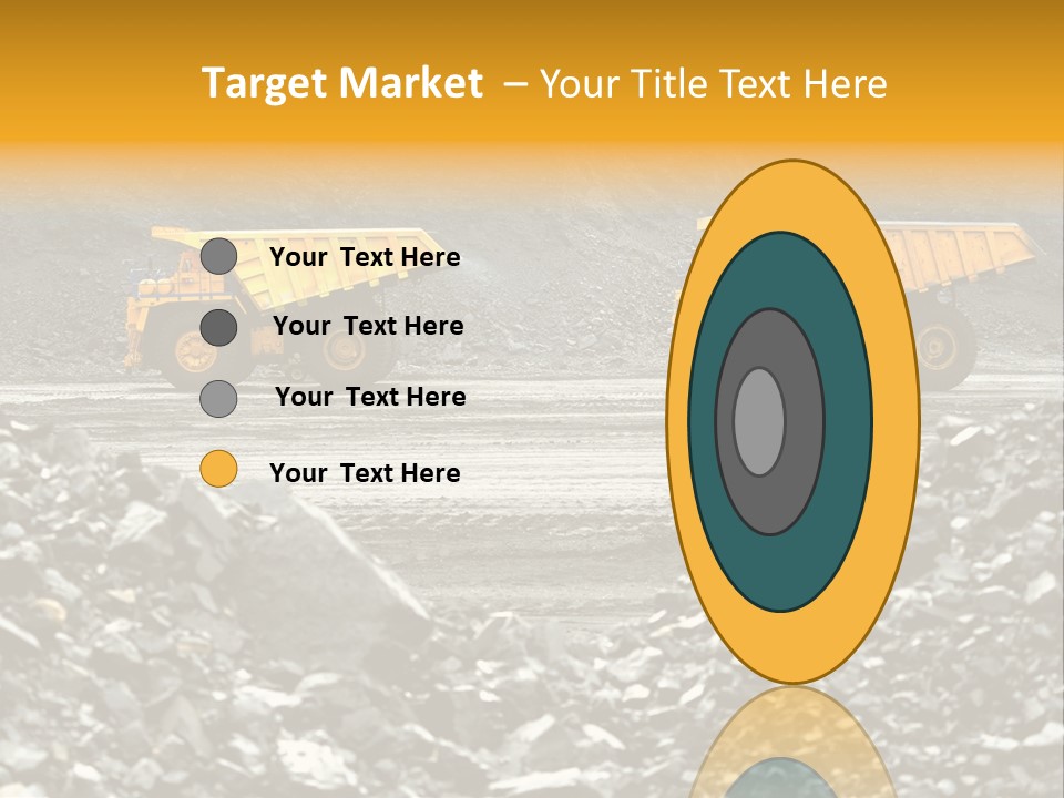 Business Coal Mining Mine PowerPoint Template