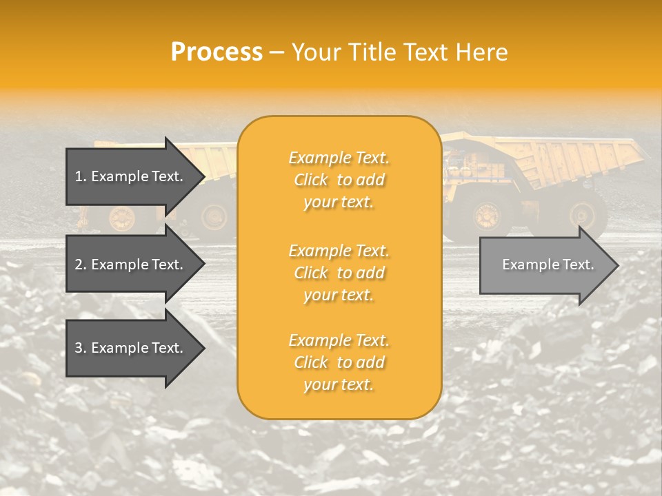 Business Coal Mining Mine PowerPoint Template