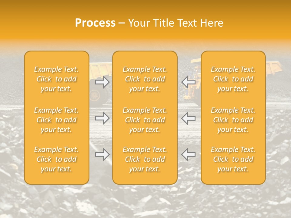 Business Coal Mining Mine PowerPoint Template
