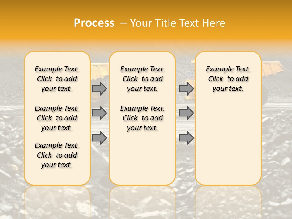Business Coal Mining Mine PowerPoint Template