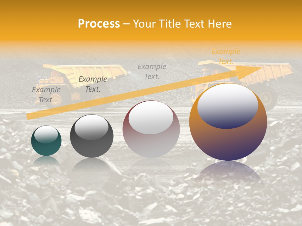 Business Coal Mining Mine PowerPoint Template