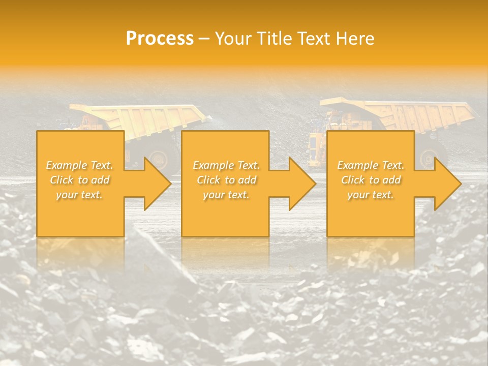Business Coal Mining Mine PowerPoint Template