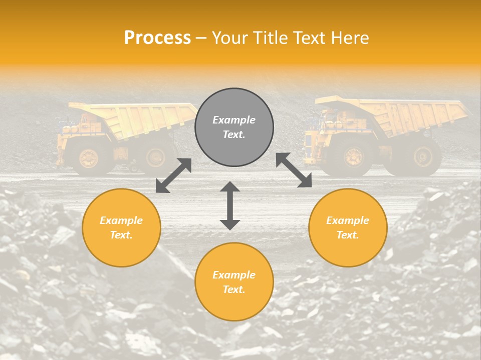 Business Coal Mining Mine PowerPoint Template