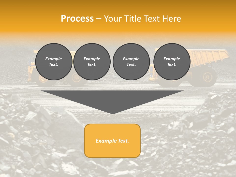 Business Coal Mining Mine PowerPoint Template