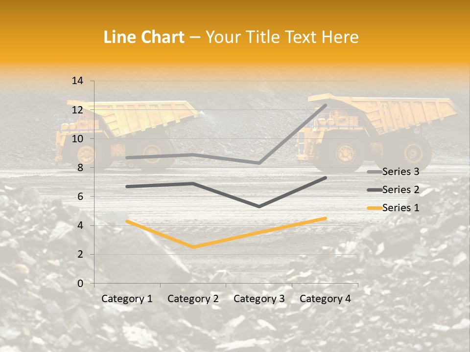 Business Coal Mining Mine PowerPoint Template