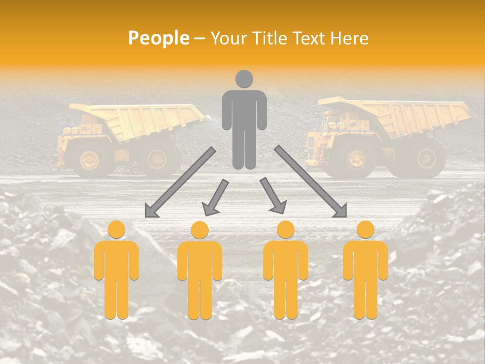 Business Coal Mining Mine PowerPoint Template