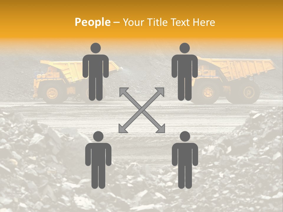 Business Coal Mining Mine PowerPoint Template