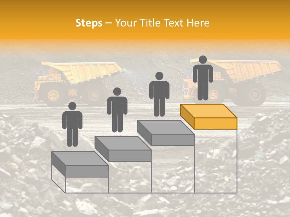 Business Coal Mining Mine PowerPoint Template