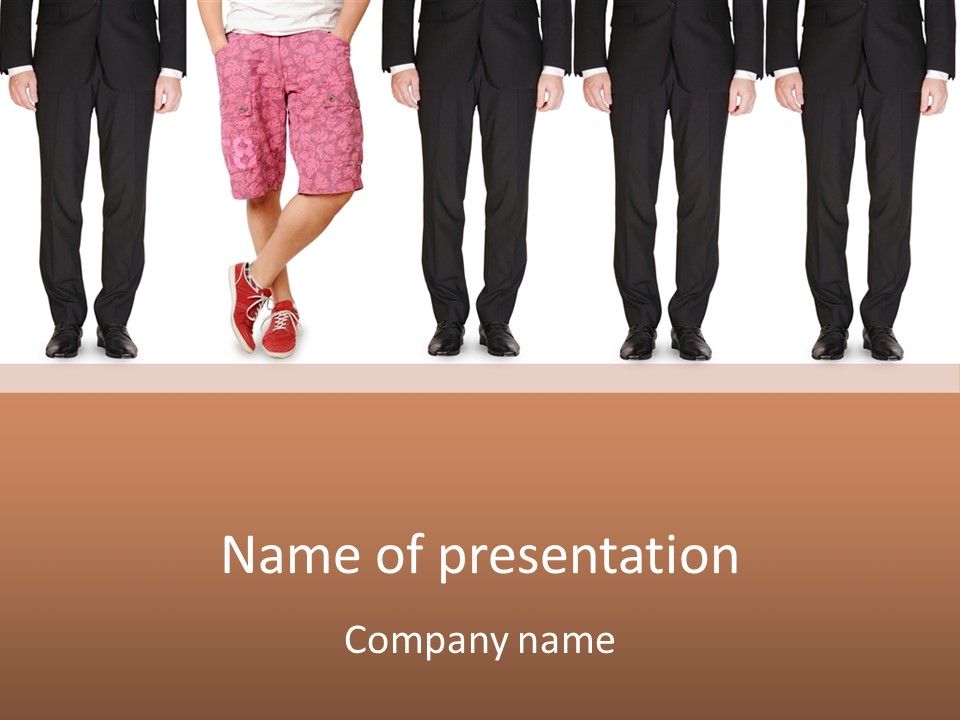 Another Standing Concept PowerPoint Template