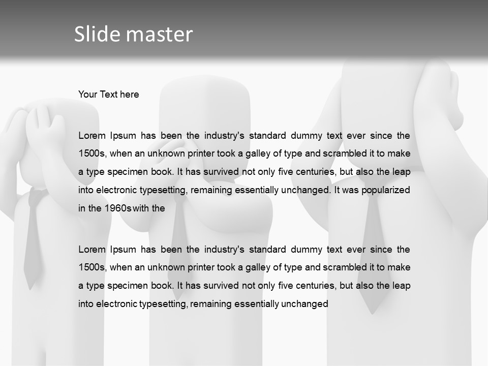 Learning Dumb Ear PowerPoint Template