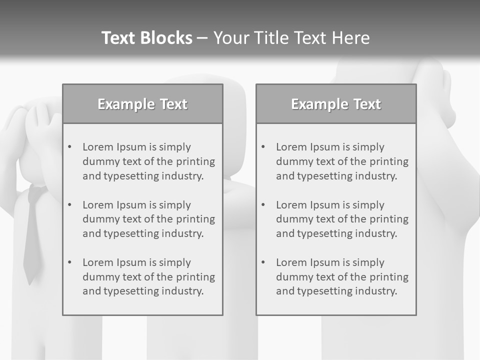 Learning Dumb Ear PowerPoint Template