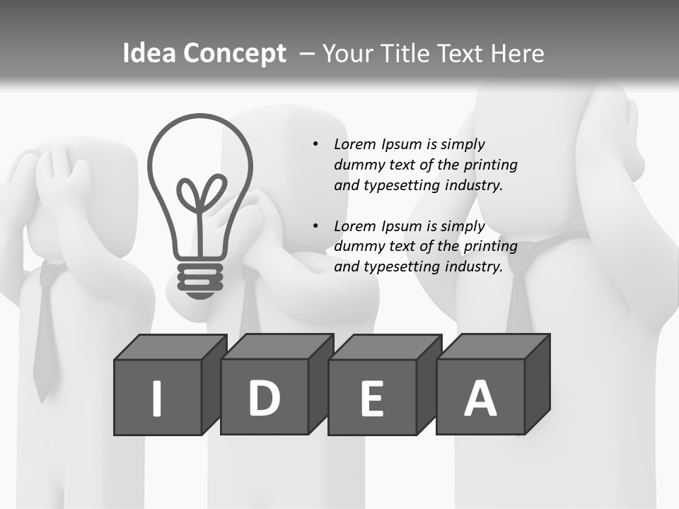 Learning Dumb Ear PowerPoint Template