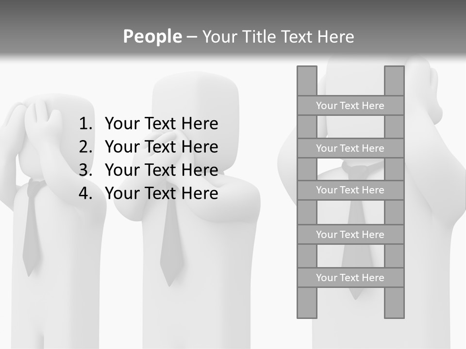 Learning Dumb Ear PowerPoint Template