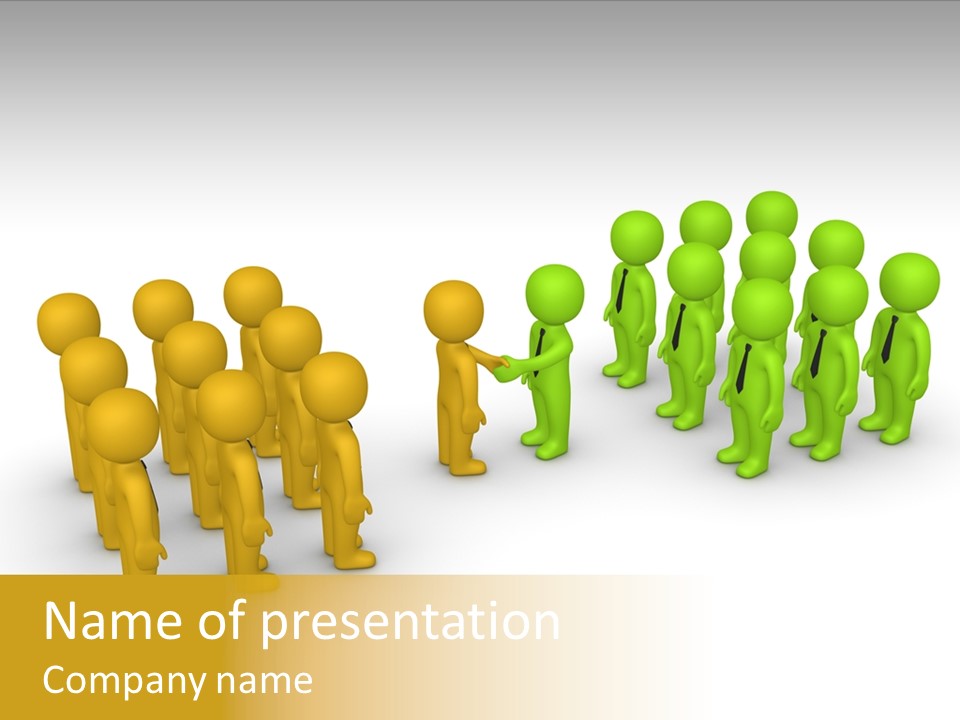 Management Agreement Cooperation PowerPoint Template