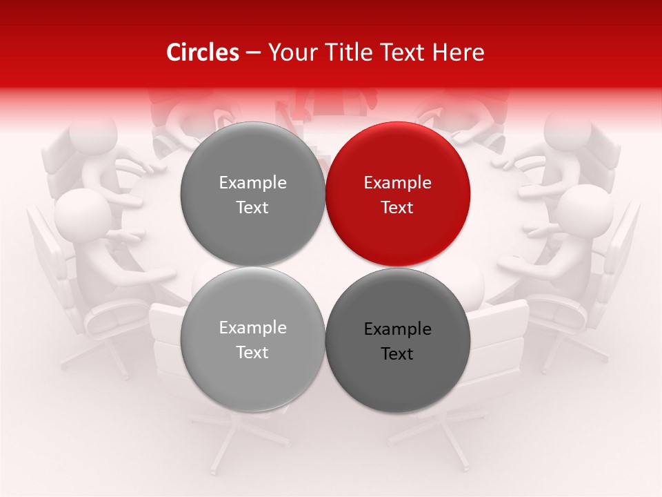 Blue Human Director PowerPoint Template