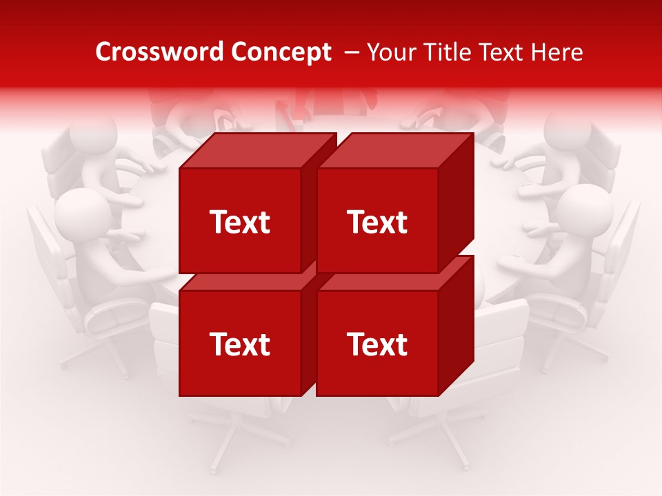 Blue Human Director PowerPoint Template