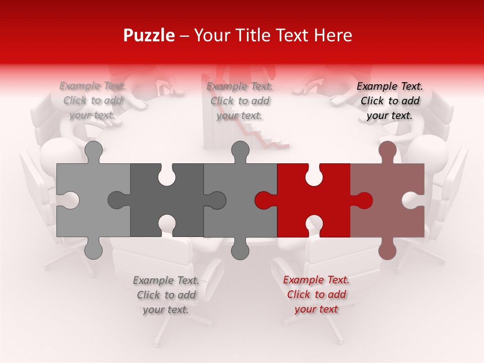 Blue Human Director PowerPoint Template