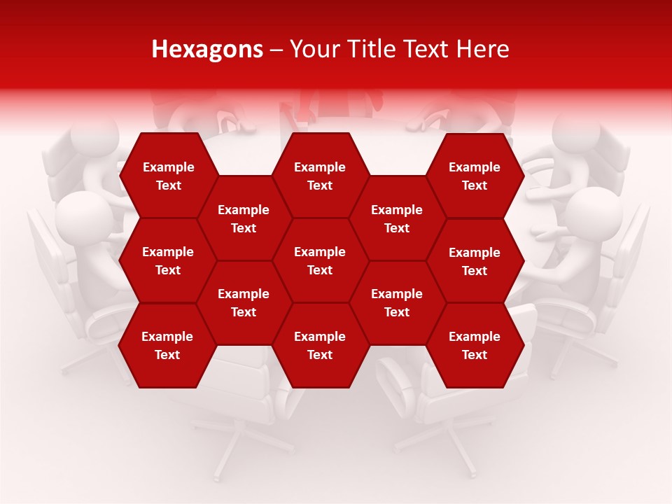 Blue Human Director PowerPoint Template