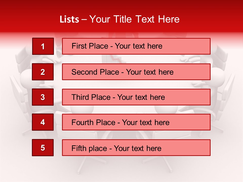 Blue Human Director PowerPoint Template