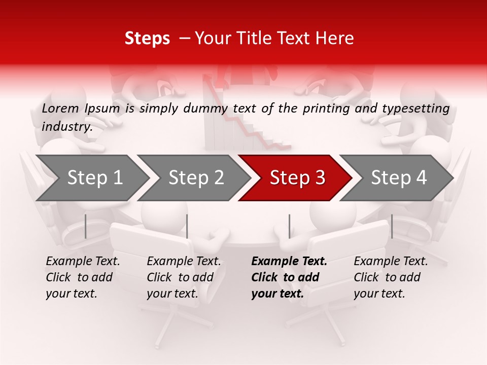 Blue Human Director PowerPoint Template