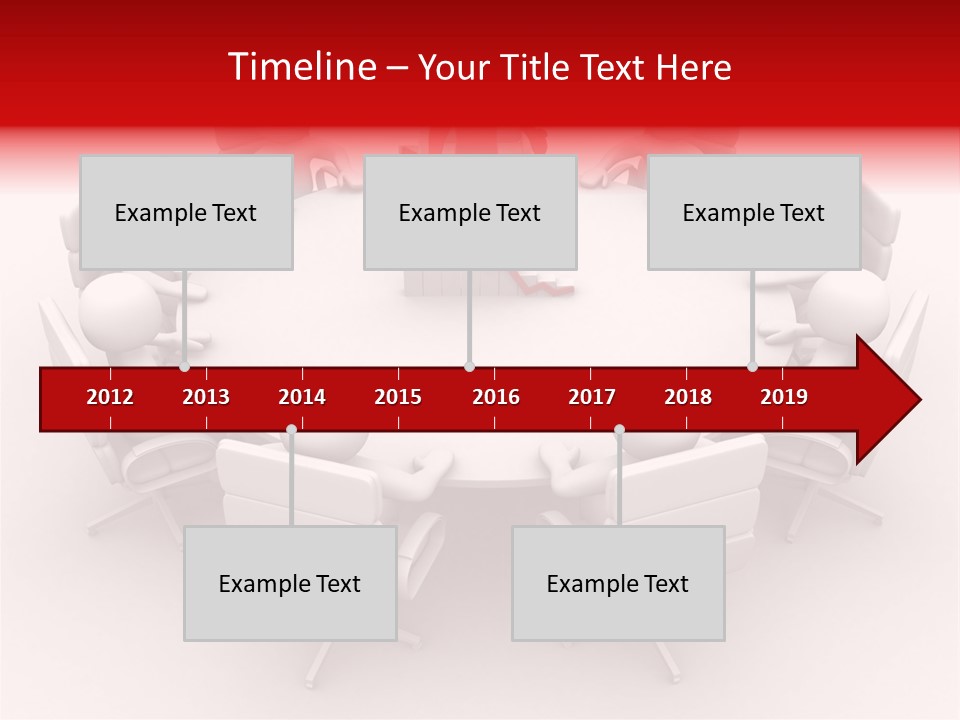 Blue Human Director PowerPoint Template