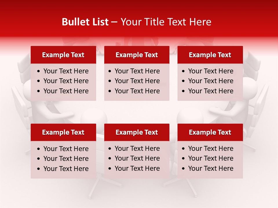 Blue Human Director PowerPoint Template