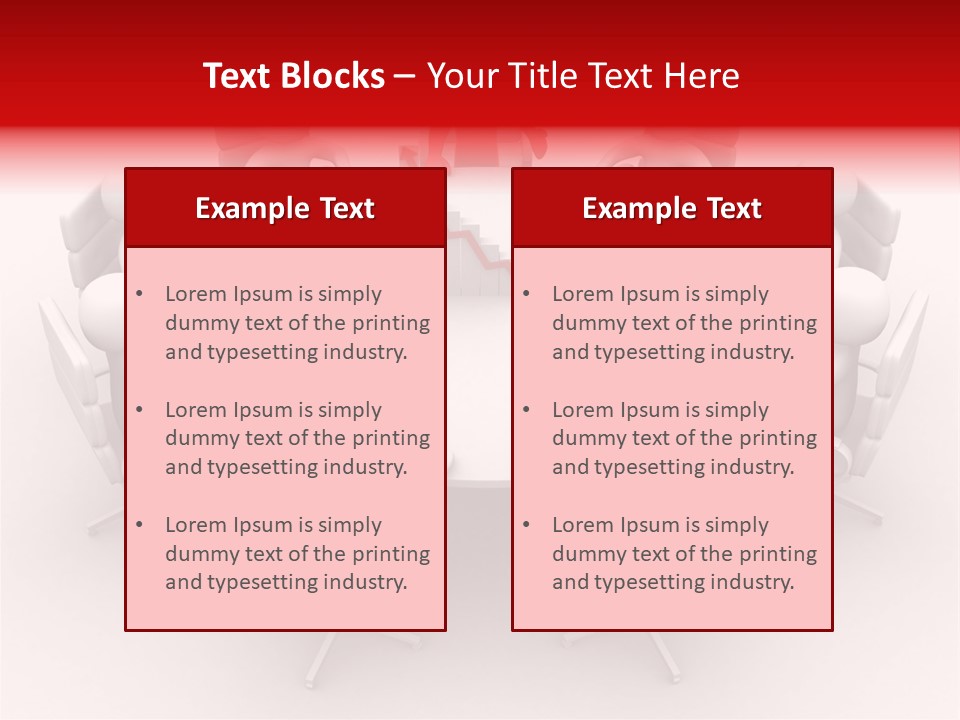 Blue Human Director PowerPoint Template