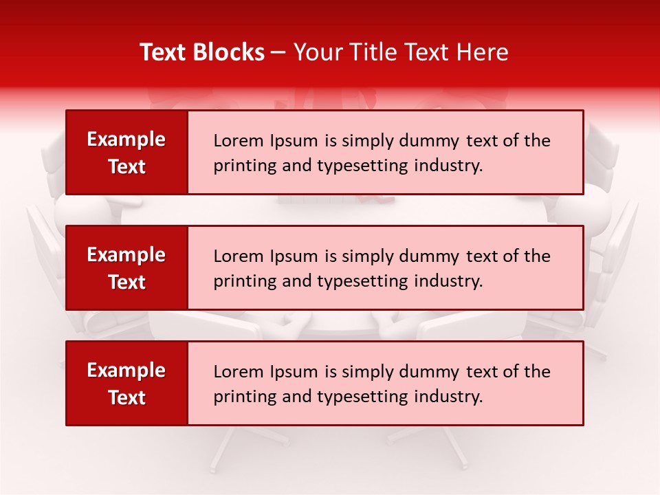 Blue Human Director PowerPoint Template