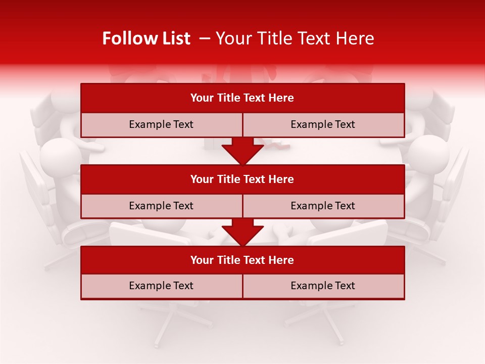 Blue Human Director PowerPoint Template