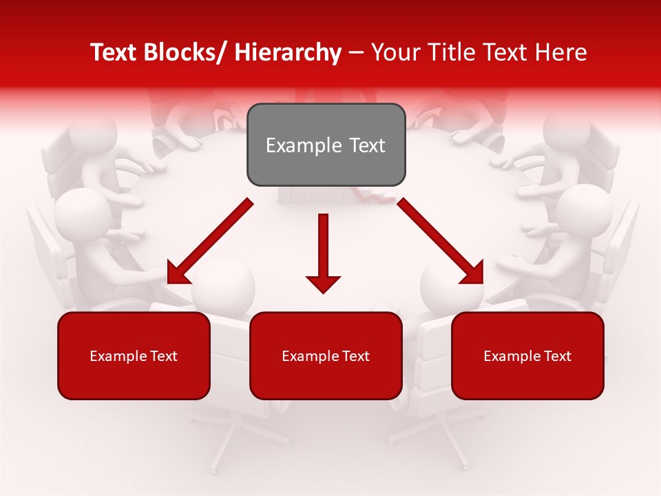 Blue Human Director PowerPoint Template
