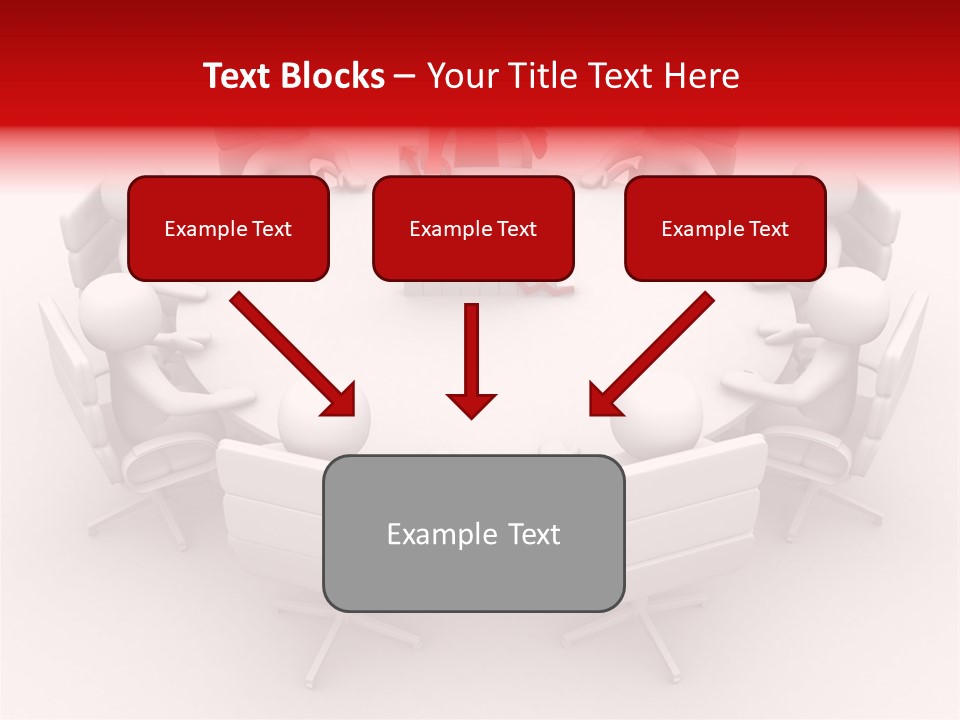 Blue Human Director PowerPoint Template