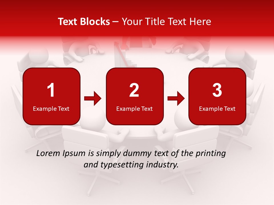 Blue Human Director PowerPoint Template
