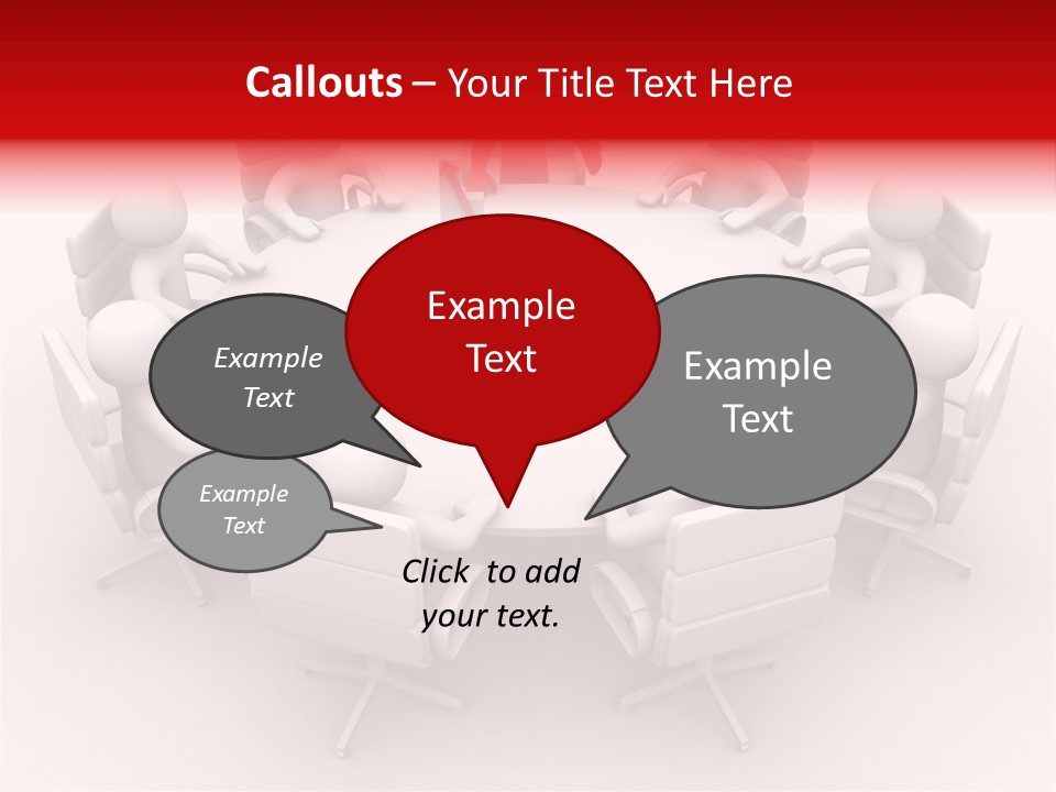 Blue Human Director PowerPoint Template