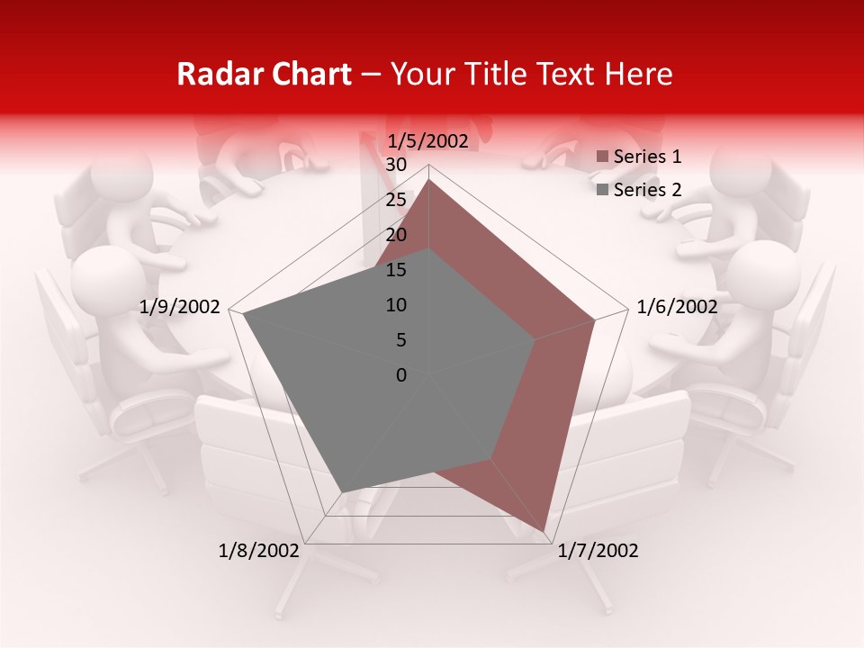 Blue Human Director PowerPoint Template