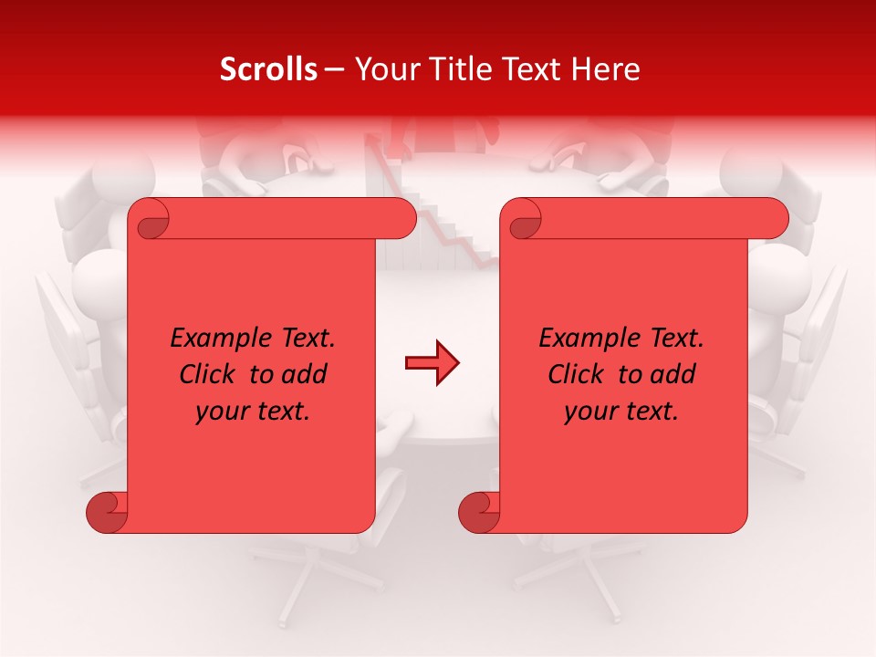 Blue Human Director PowerPoint Template