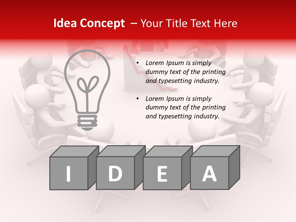 Blue Human Director PowerPoint Template