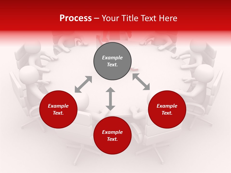 Blue Human Director PowerPoint Template