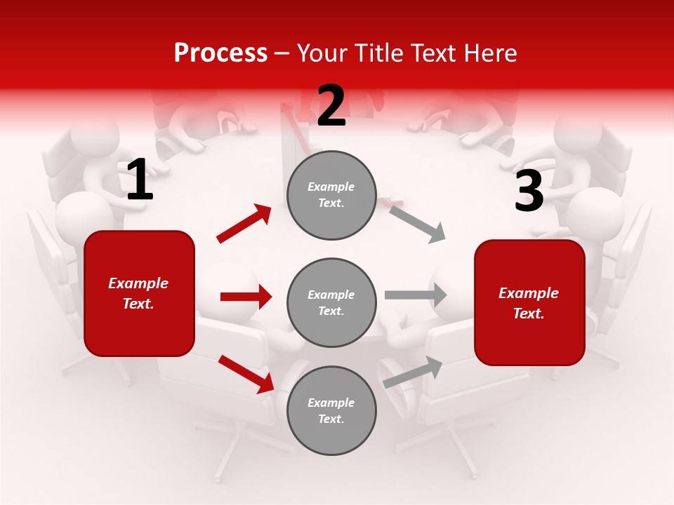 Blue Human Director PowerPoint Template