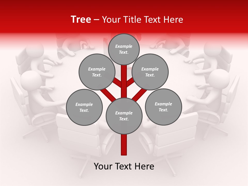 Blue Human Director PowerPoint Template