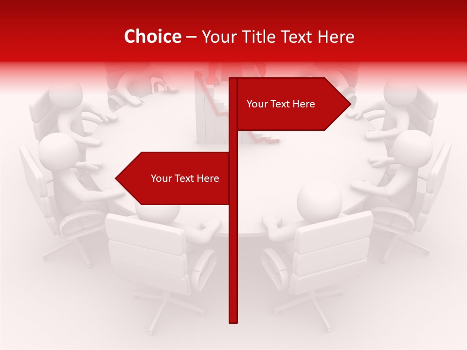 Blue Human Director PowerPoint Template