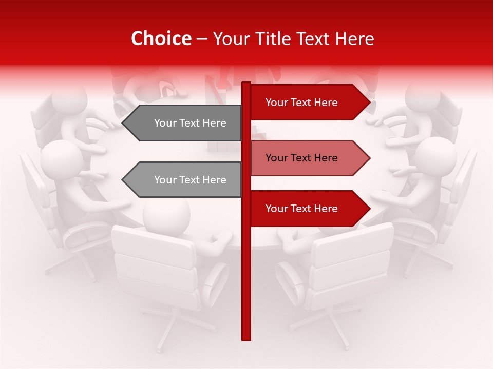 Blue Human Director PowerPoint Template