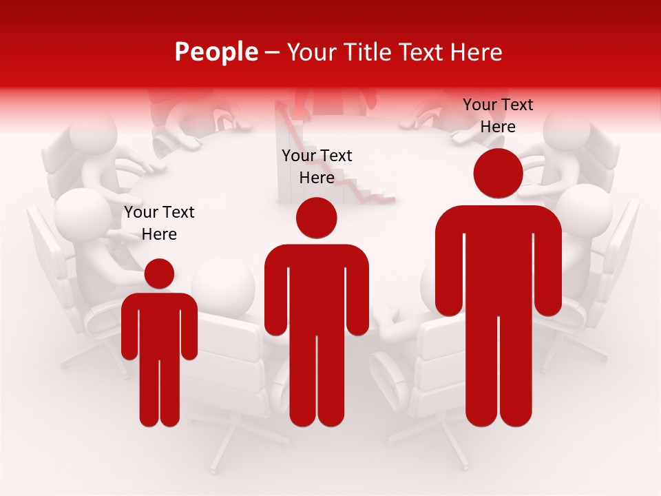 Blue Human Director PowerPoint Template