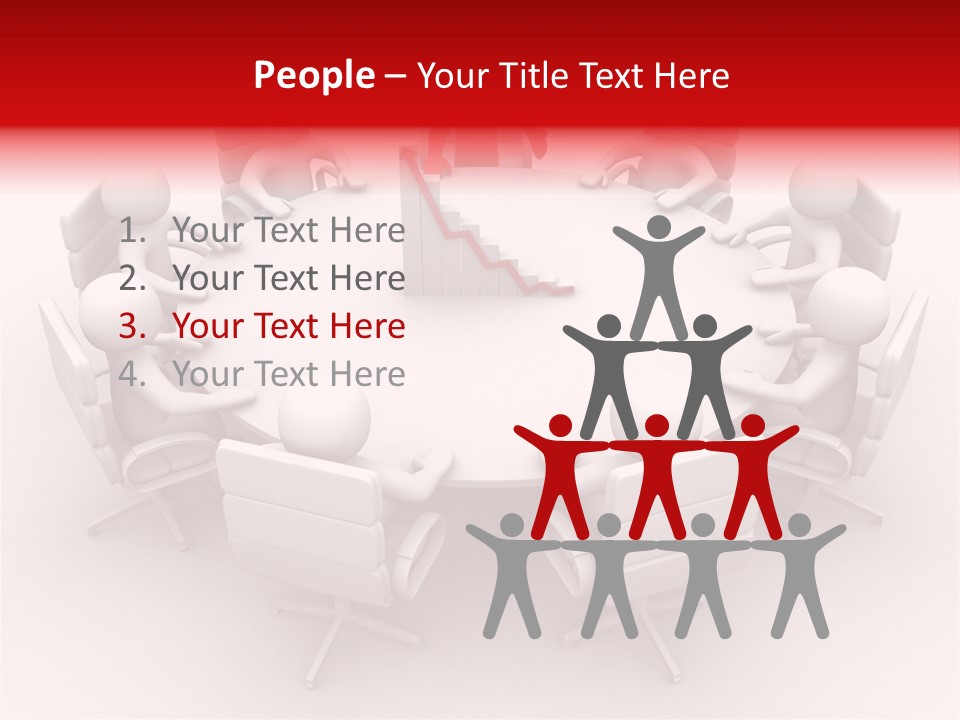 Blue Human Director PowerPoint Template